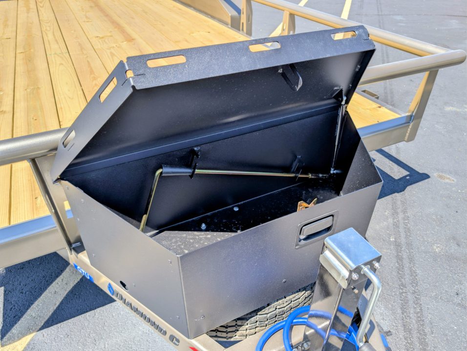 New GTU-235-16' Bi-Fold Gate, Spare, Premium Utility Trailer