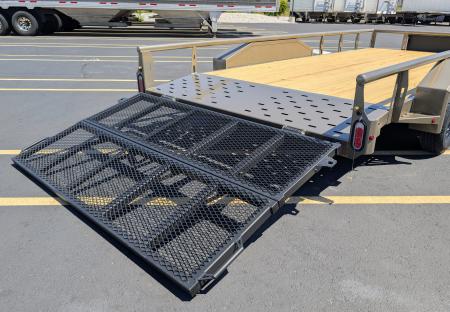 New GTU-235-16' Bi-Fold Gate, Spare, Premium Utility Trailer