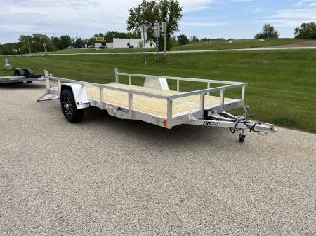 New 2026 Black Rhino 5K GVWR Aluminum 81"x168" EXS714 w/ Wood Deck Landscape Trailer