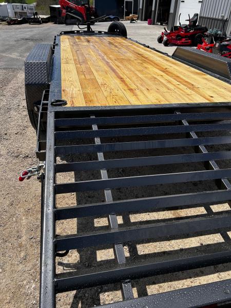 New 2027 MAXXD EHX 83"X24' 8K AXLES 16K GVWR I-BEAM FRAME MAXXD OUT RAMPS Equipment Trailer