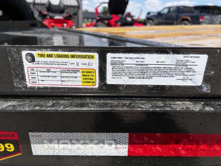 New 2027 MAXXD EHX 83"X24' 8K AXLES 16K GVWR I-BEAM FRAME MAXXD OUT RAMPS Equipment Trailer