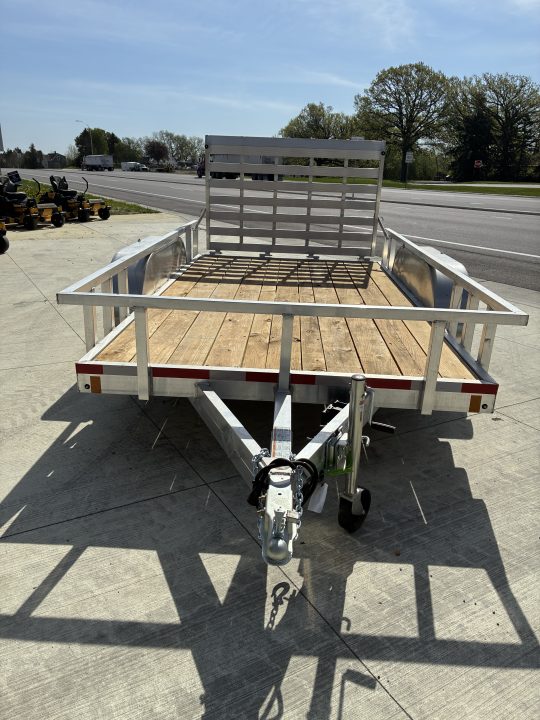 New 2026 ALCOM 6.5x12 10k Aluminum Dual Axle Utility Trailer