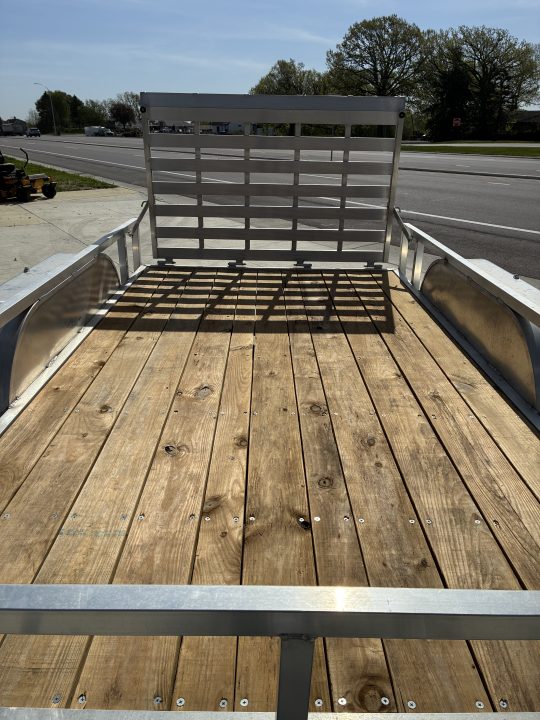 New 2026 ALCOM 6.5x12 10k Aluminum Dual Axle Utility Trailer