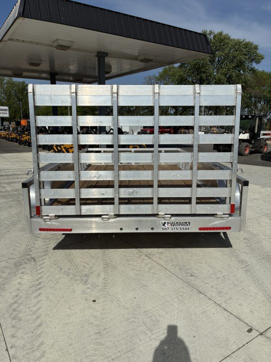 New 2026 ALCOM 6.5x12 10k Aluminum Dual Axle Utility Trailer