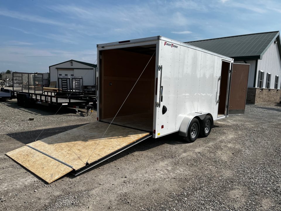 New 2026 Wells Cargo 7x16 7K Fast Trac Enclosed Trailer