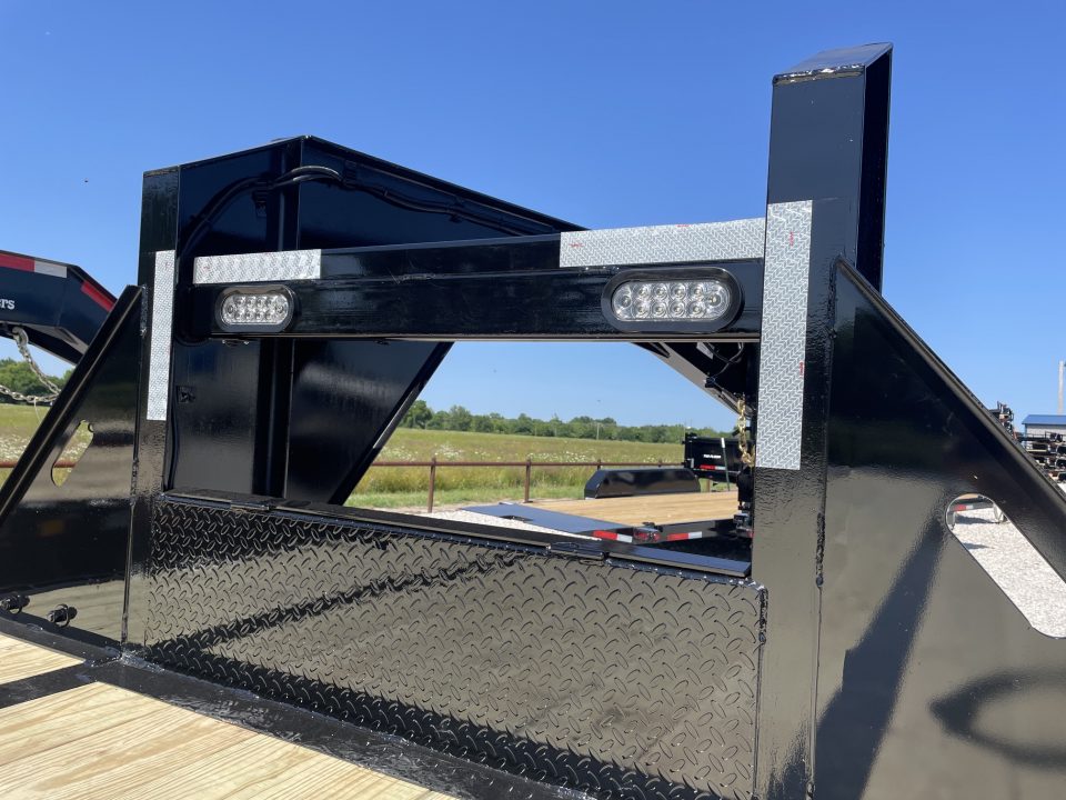New 2026 TOP HAT 102X32 (27+5) GOOSENECK EQUIPMENT TRAILER TANDEM DUAL 12K AXLES