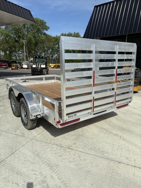 New 2026 Carry-On Trailer 6X12 Dual Axle Aluminum 7k Utility Trailer