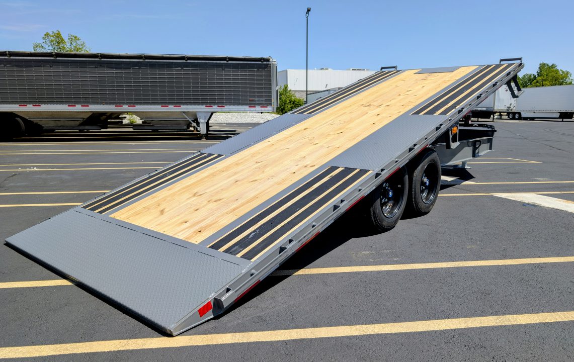 New DET 208-22' Deckover 18K (GVWR), ABS-Brakes, Tilt Equipment Trailer
