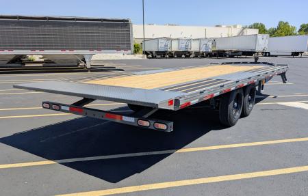 New DET 208-22' Deckover 18K (GVWR), ABS-Brakes, Tilt Equipment Trailer
