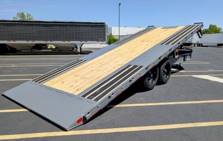 New DET 208-22' Deckover 18K (GVWR), ABS-Brakes, Tilt Equipment Trailer