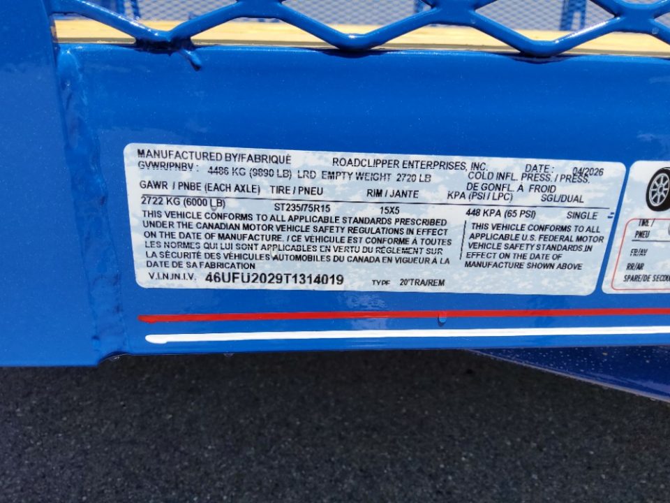 New 2026 Diamond C Trailers TUT Utility Trailer