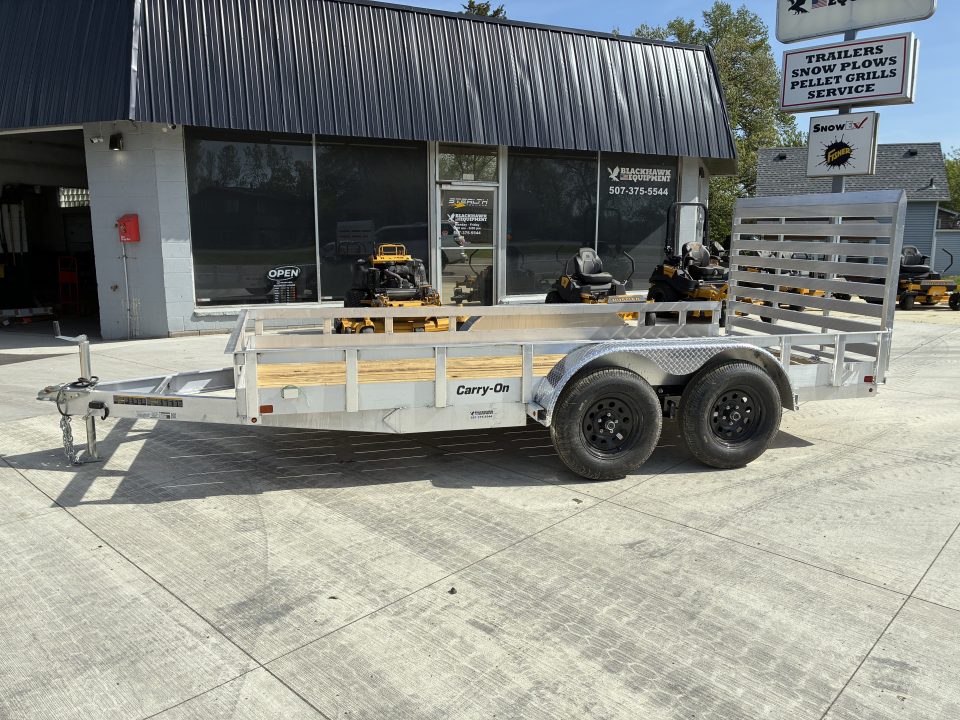 New 2026 Carry-On 6X14 Aluminum Dual Axle Utility Trailer 7k