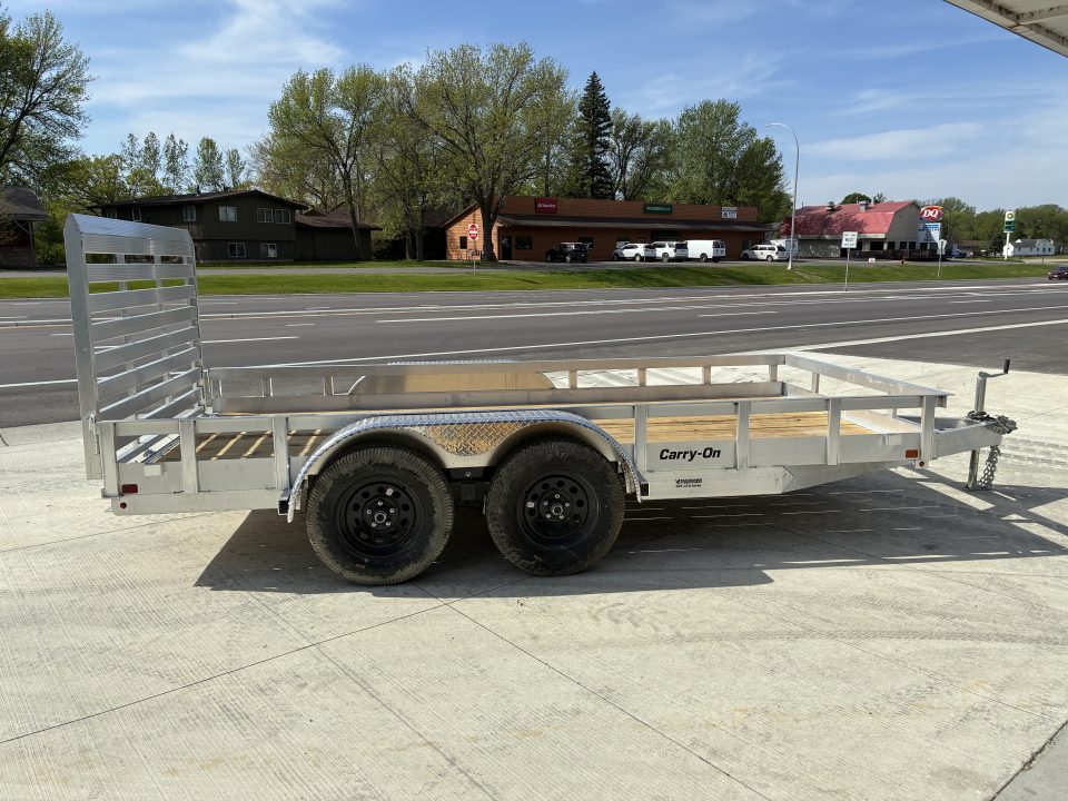 New 2026 Carry-On 6X14 Aluminum Dual Axle Utility Trailer 7k
