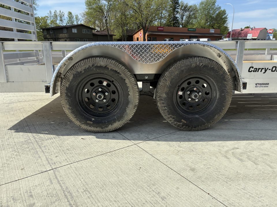 New 2026 Carry-On 6X14 Aluminum Dual Axle Utility Trailer 7k
