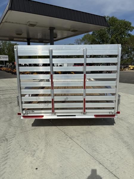 New 2026 Carry-On 6X14 Aluminum Dual Axle Utility Trailer 7k