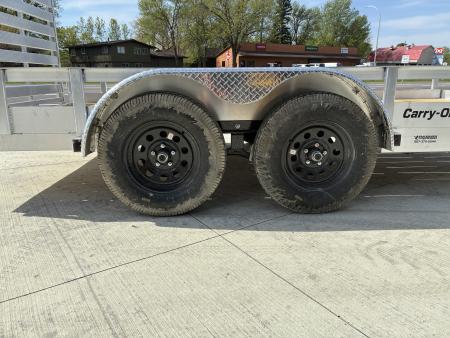 New 2026 Carry-On 6X14 Aluminum Dual Axle Utility Trailer 7k
