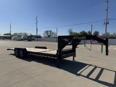 Used 2015 Delta Trailers TB22-GN Equipment Trailer