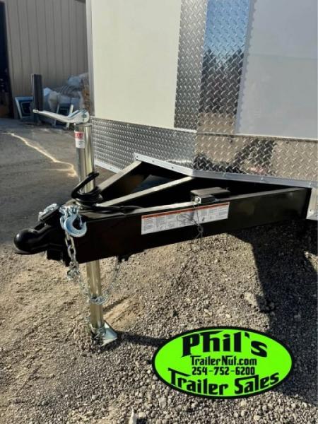 New 2026 Pace American 8.5X24 Cargo / Enclosed Trailer SCREWLESS .080 EXTERIOR UPGRADE. REAR WING & ALUMINUM WHEELS!