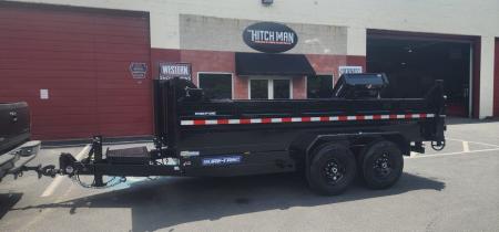 New 7 x 14 Sure-Trac Low-Pro Telescopic Dump Trailer 14k