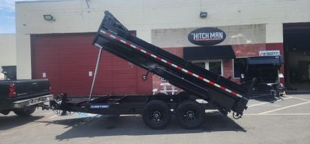 New 7 x 14 Sure-Trac Low-Pro Telescopic Dump Trailer 14k