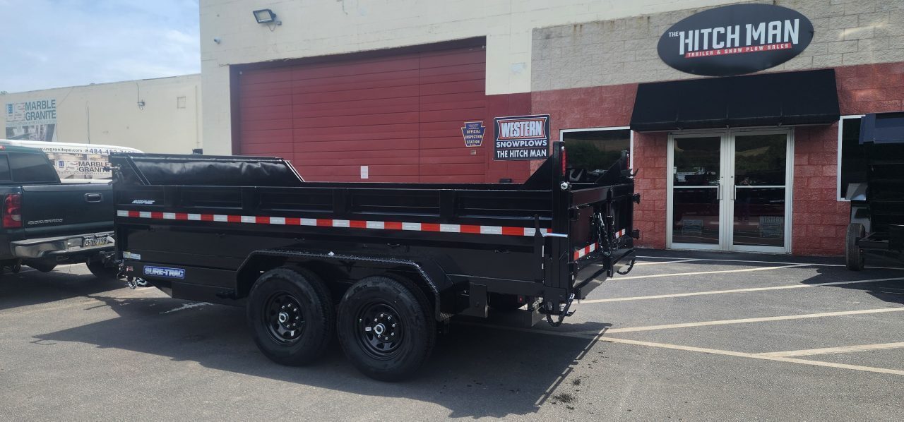 New 7 x 14 Sure-Trac Low-Pro Telescopic Dump Trailer 14k