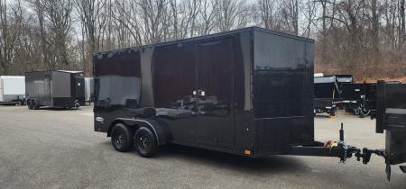 New 7 x 16 Look Element Se V-Nose Cargo Blackout Package 7k***7'6  Interior