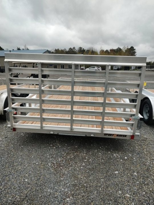 New 2026 Sport Haven AUT716T- Tandem Axle Tube Top Utility Trailer 7K