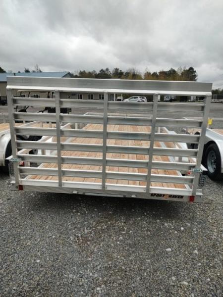 New 2026 Sport Haven AUT716T- Tandem Axle Tube Top Utility Trailer 7K