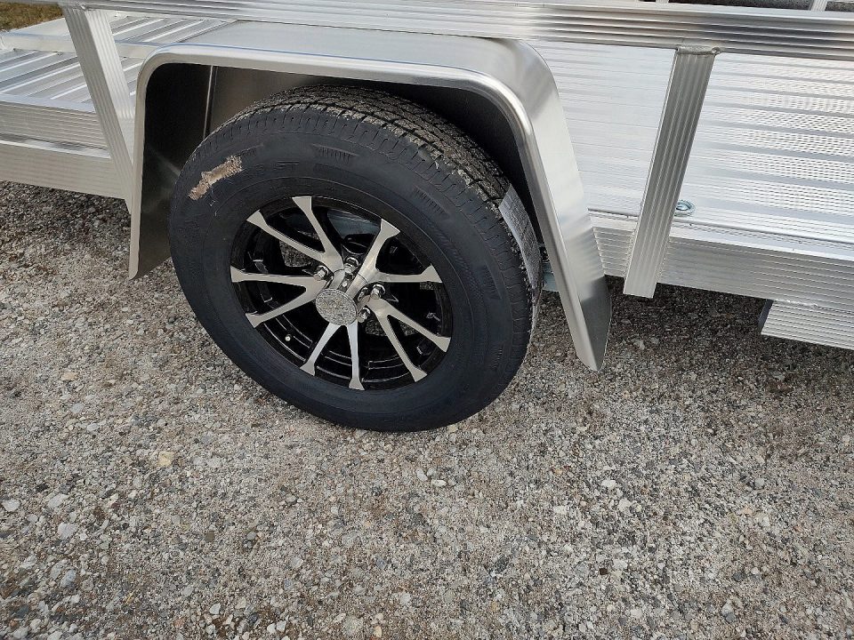 New 2026 Sport Haven AUT7X14D- Deluxe Aluminum Tube Top Utility Trailer