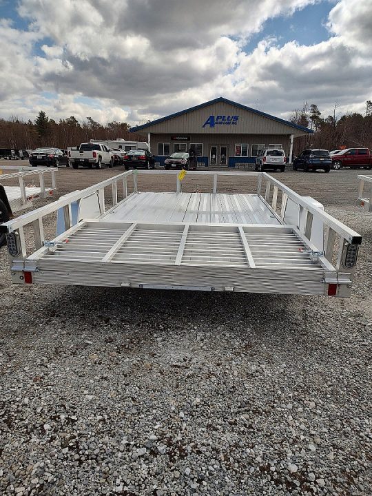 New 2026 Sport Haven AUT7X14D- Deluxe Aluminum Tube Top Utility Trailer