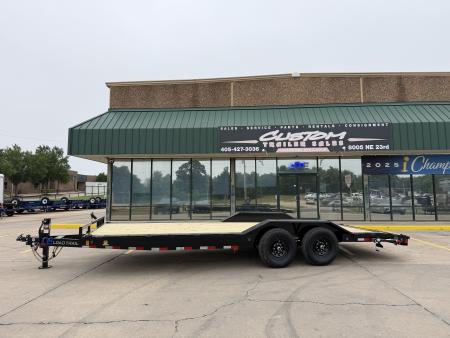 New #386371 2026 LOAD TRAIL CH 22 X 102 TANDEM AXLE 14K EQUIPMENT HAULER W/ SLIDE IN RAMPS