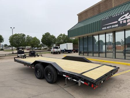 New #386371 2026 LOAD TRAIL CH 22 X 102 TANDEM AXLE 14K EQUIPMENT HAULER W/ SLIDE IN RAMPS