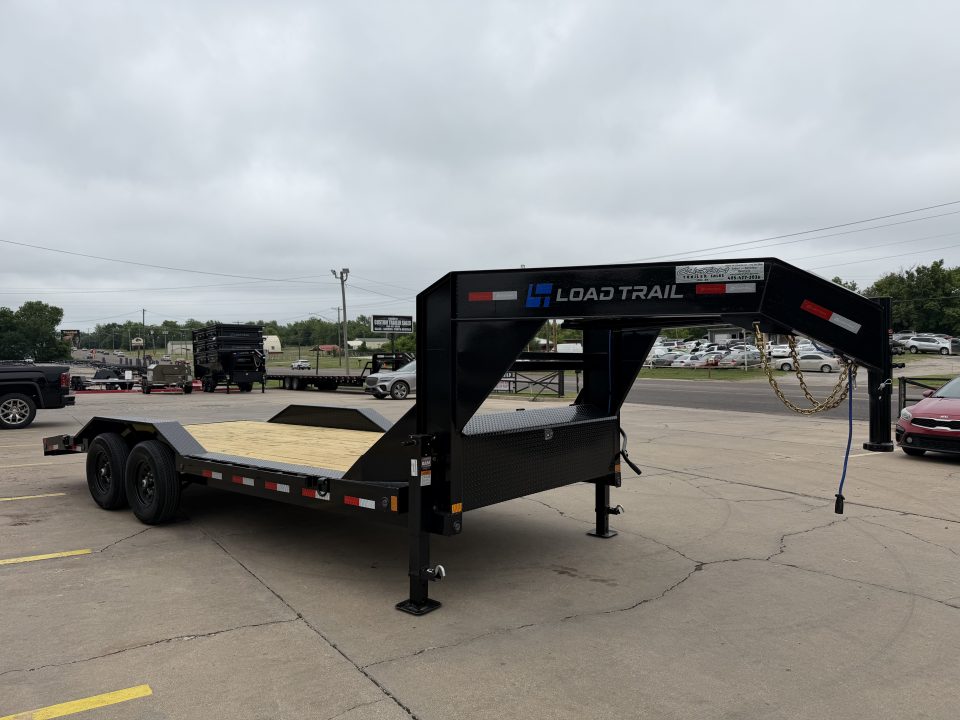 New #385826 2026 LOAD TRAIL GC 20 X 102 TANDEM AXLE 14K GOOSENECK EQUIPMENT HAULER W/ SLIDE IN RAMPS