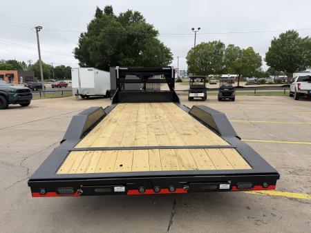 New #385826 2026 LOAD TRAIL GC 20 X 102 TANDEM AXLE 14K GOOSENECK EQUIPMENT HAULER W/ SLIDE IN RAMPS