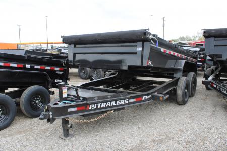 New 2026 PJ Trailers 14' DL 14K GVWR STOCK ID 53528 Dump Trailer