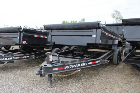 New 2026 PJ Trailers 16' DL 15.4K GVWR STOCK ID 53541 Dump Trailer
