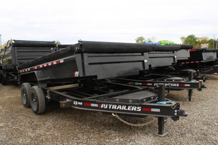 New 2026 PJ Trailers 14' dl 15.4k gvwr stock id 53542 Dump Trailer