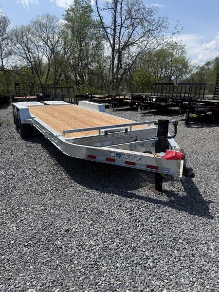 New 2026 B-WISE 20' - 16K - Equipment Trailer - Full Width Ramps - GALVANIZED