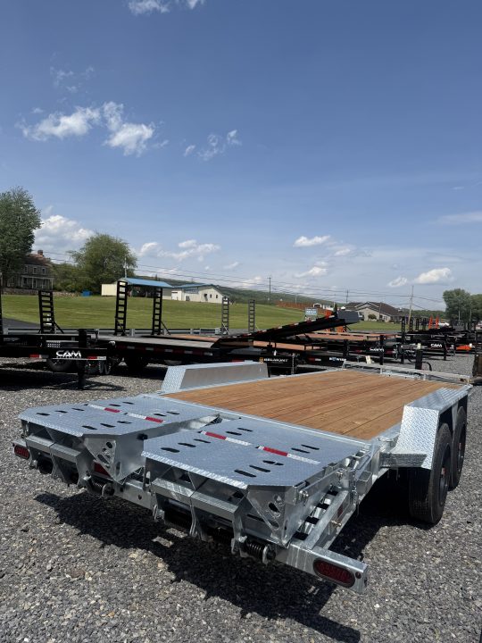 New 2026 B-WISE 20' - 16K - Equipment Trailer - Full Width Ramps - GALVANIZED