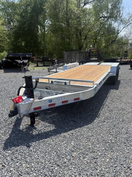 New 2026 B-WISE 20' - 16K - Equipment Trailer - Full Width Ramps - GALVANIZED