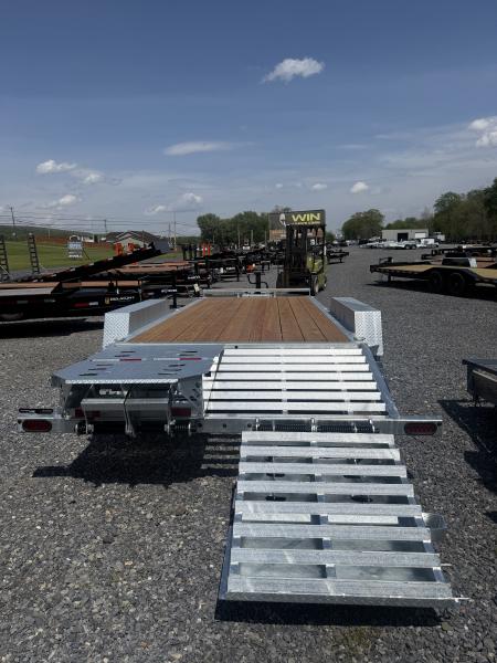 New 2026 B-WISE 20' - 16K - Equipment Trailer - Full Width Ramps - GALVANIZED