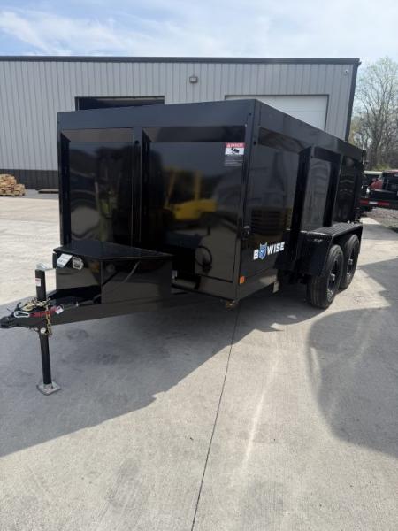 New 2027 BWISE 6x12 10K - 44" Sides Dump Trailer
