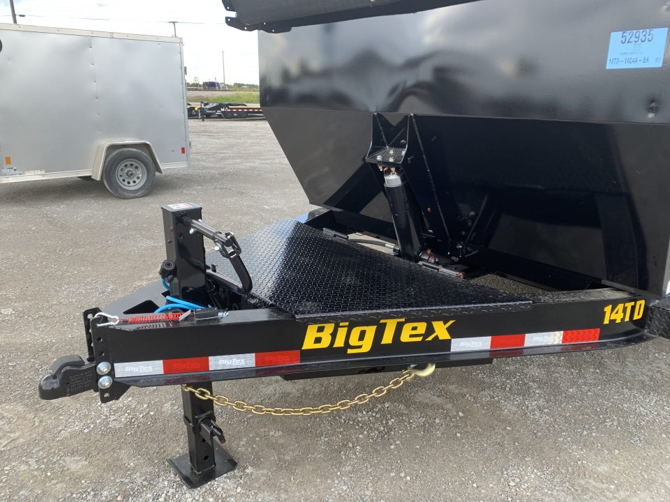 New 2027 Big Tex Trailers 14TD-14C4A-BK (83" x 14') 15.4K Telescopic Highside Dump Trailer
