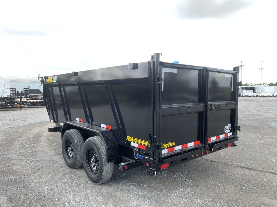 New 2027 Big Tex Trailers 14TD-14C4A-BK (83" x 14') 15.4K Telescopic Highside Dump Trailer