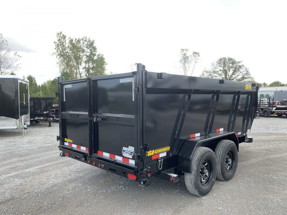 New 2027 Big Tex Trailers 14TD-14C4A-BK (83" x 14') 15.4K Telescopic Highside Dump Trailer