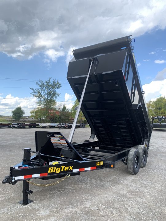 New 2027 Big Tex Trailers 14TD-14C4A-BK (83" x 14') 15.4K Telescopic Highside Dump Trailer