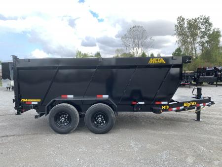 New 2027 Big Tex Trailers 14TD-14C4A-BK (83" x 14') 15.4K Telescopic Highside Dump Trailer