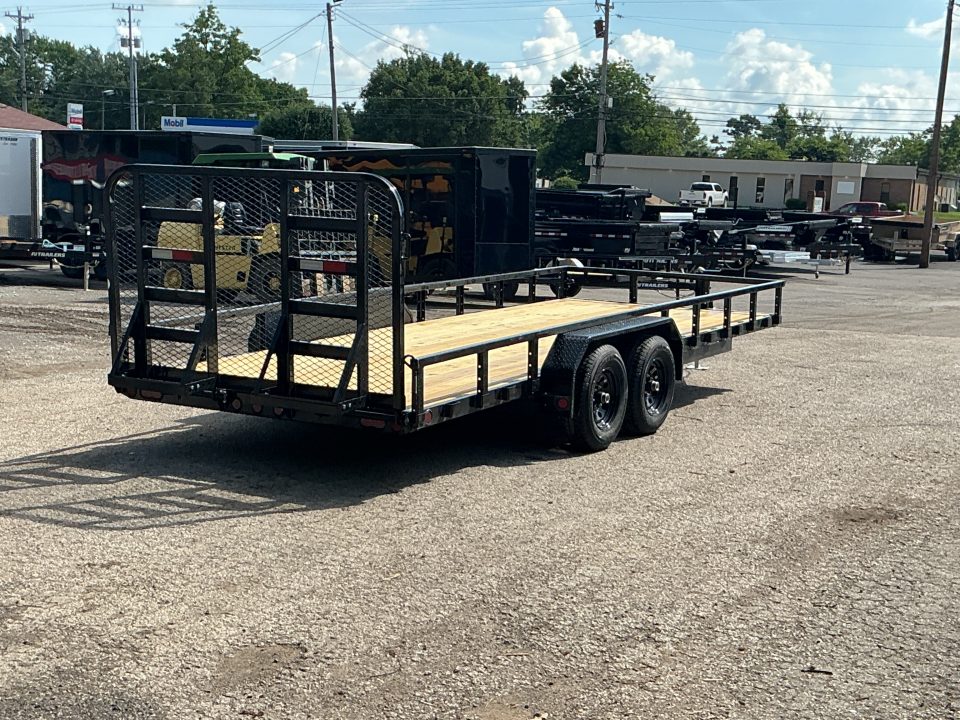 New 2027 PJ Trailers 83" x 20' Tandem Axle Channel 10K GVWR (UL) Utility Trailer