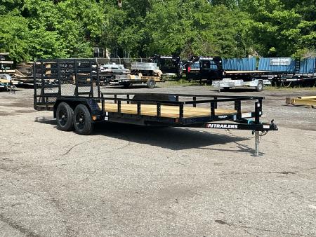 New 2027 PJ Trailers 83" x 20' Tandem Axle Channel 10K GVWR (UL) Utility Trailer