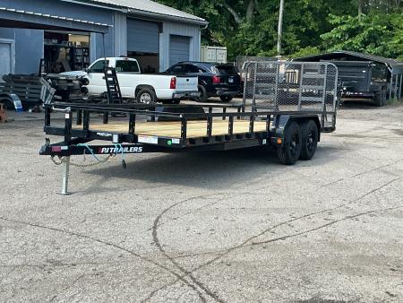 New 2027 PJ Trailers 83" x 20' Tandem Axle Channel 10K GVWR (UL) Utility Trailer